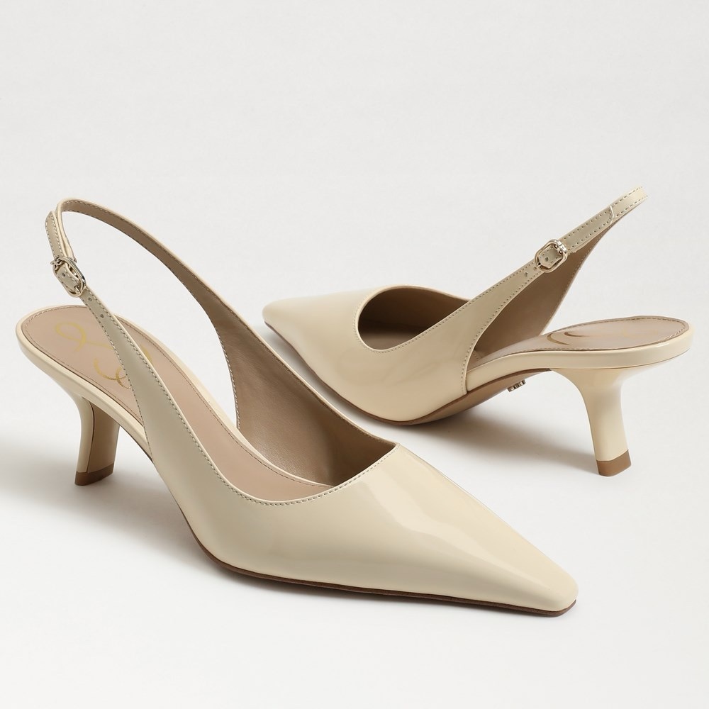 Sam Edelman Bianka Slingback Pump- ivory